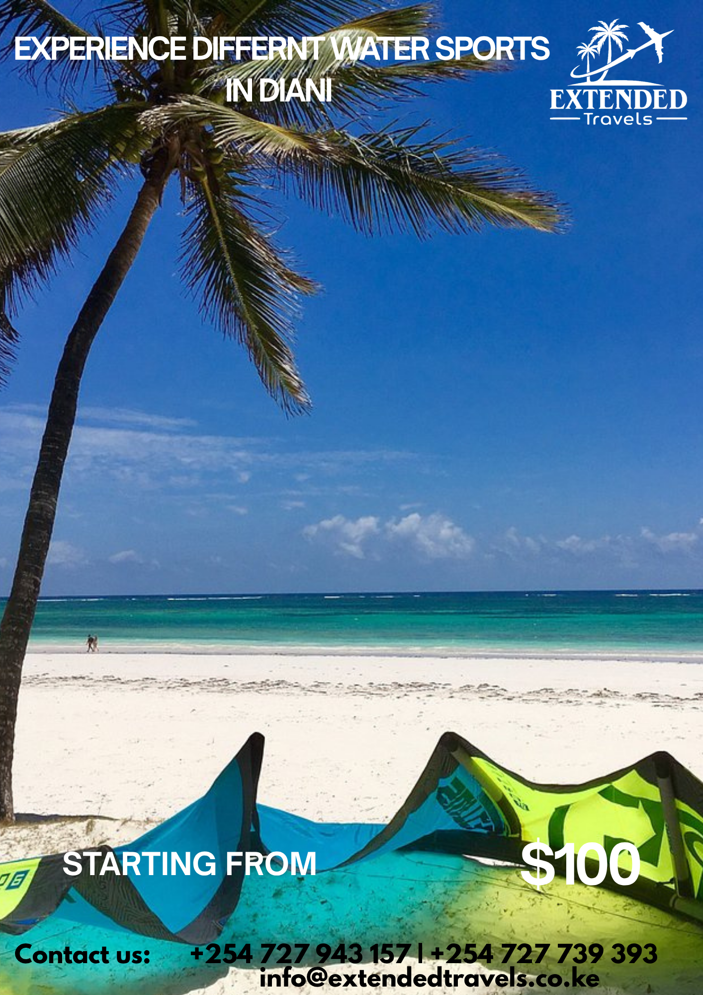 Experience Different Water Sport in Diani
